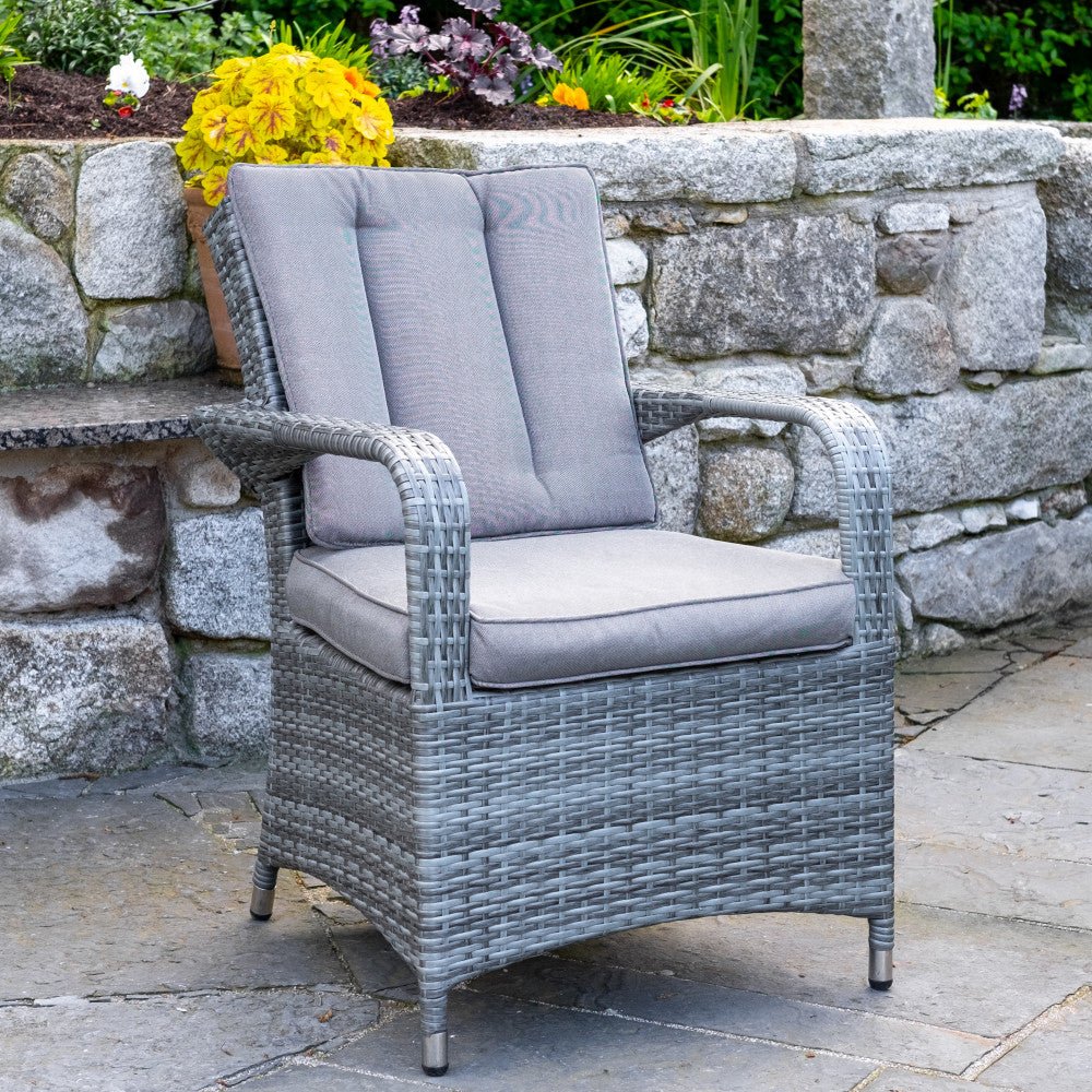 Havanna Deluxe - 4 Seat Set with 120cm Round Table (Grey) - Rathwood Store