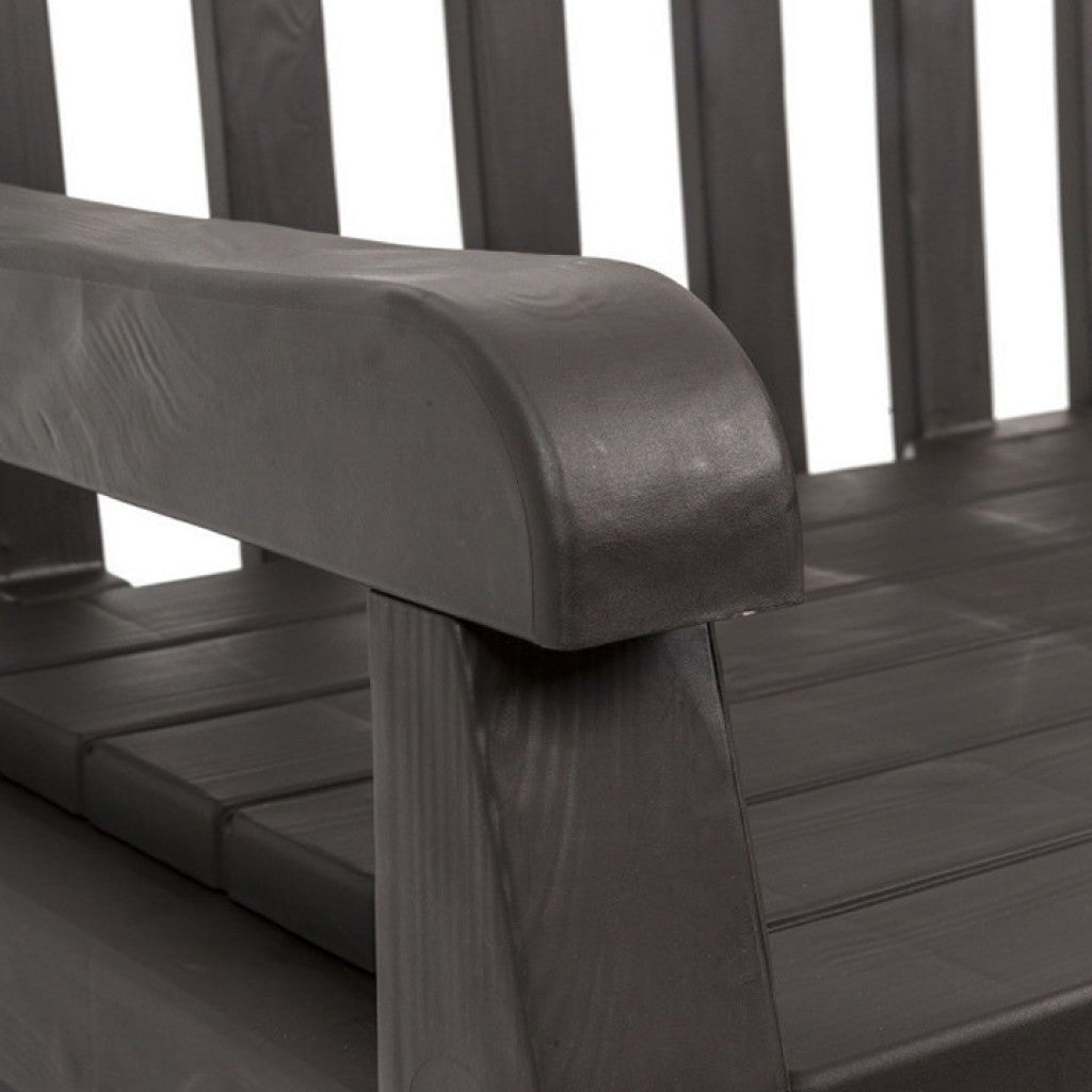 Iceni - Wood Look Storage Bench (Brown) - Rathwood Store