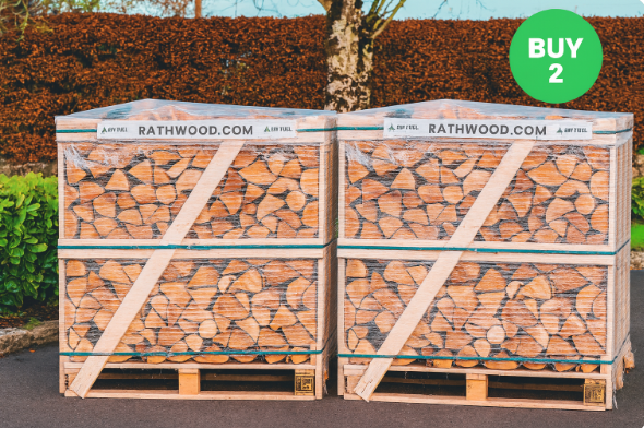 Mixed Hero Firewood bundle of two kiln dried crates