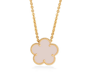 Le Fleur Pink Pendant Yellow Gold - Rathwood Store