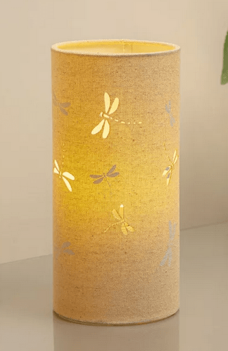 LGlow Fabric Lamp - Dragonflies Print - Rathwood Store