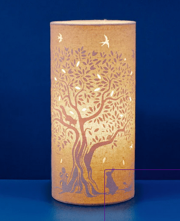 LGlow Fabric Lamp - Tree of Life Print - Rathwood Store