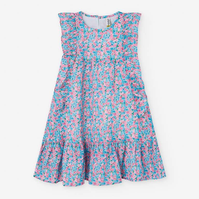 Losan Dress SS25 - Pink Mint Floral - Rathwood Store