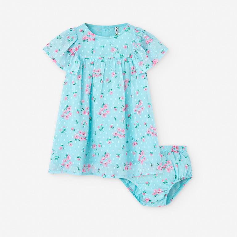 Losan Dress w/Pants SS25 - Mint Pink Flowers - Rathwood Store