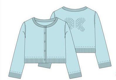 Losan Knitted Cardigan SS25 - Mint - Rathwood Store
