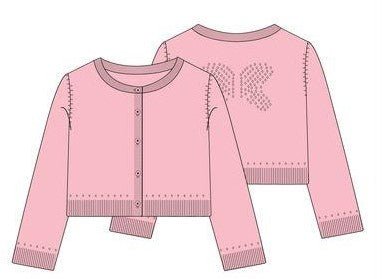 Losan Knitted Cardigan SS25 - Pink - Rathwood Store