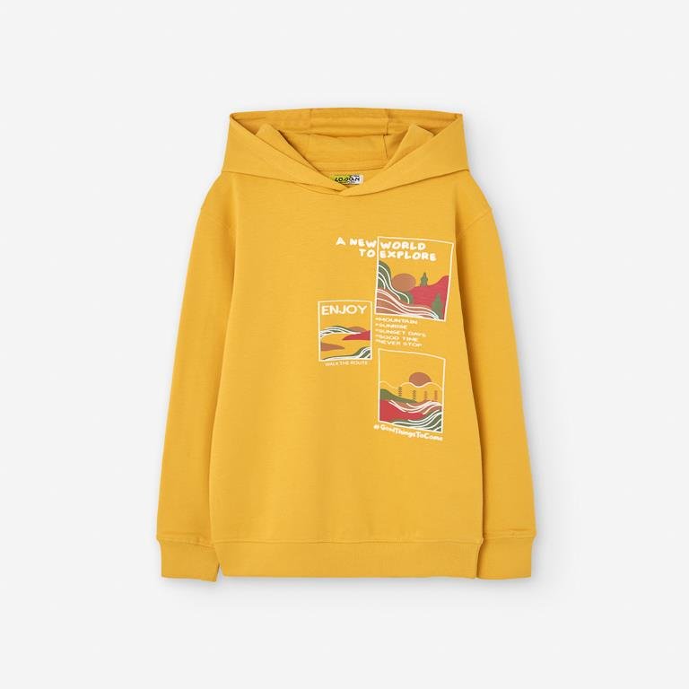 Losan Sweater SS25 - Yellow 'Explore' - Rathwood Store