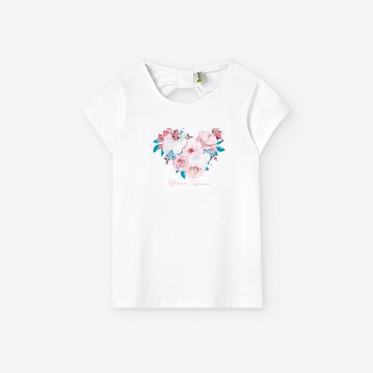 Losan T-Shirt SS25 - White w/Flowers - Rathwood Store