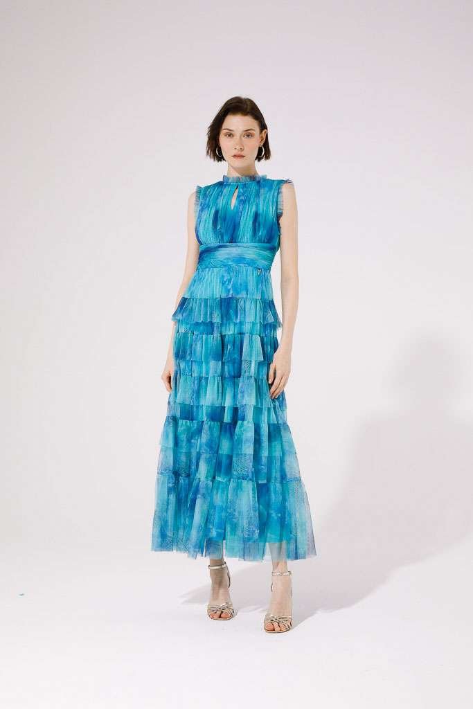 Mercurio Dress SS25 - Aqua - Rathwood Store