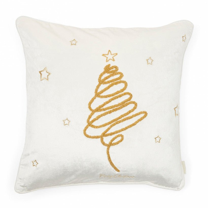 Merry Christmas Swirl PC 50x50 - Rathwood Store