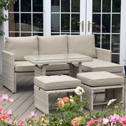 Miami - 5 - piece Corner Set (Cream) - Rathwood Store