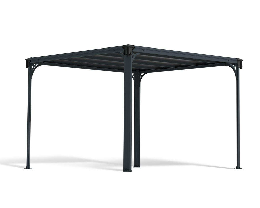 Milano 10 ft. x 10 ft. Gazebo Kit - Grey Structure - Rathwood Store