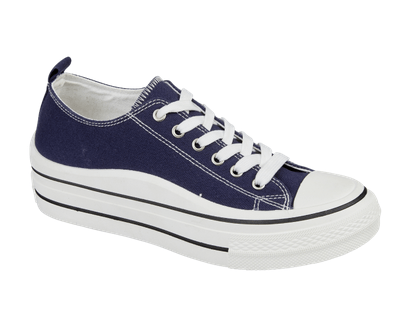 Montpellier Canvas Shoe - NAVY - Rathwood Store
