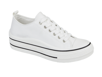 Montpellier Canvas Shoe - WHITE - Rathwood Store