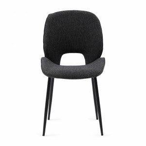 Mr. Beekman Dining Chair, mélane weave, carbon - Rathwood Store