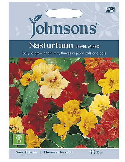 Nasturtium - Jewel Mixed - Rathwood Store
