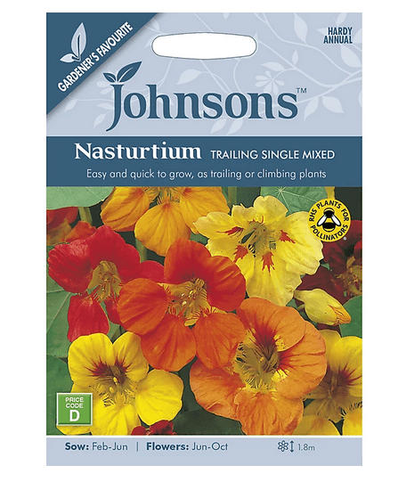 Nasturtium - Trailing Single Mix - Rathwood Store