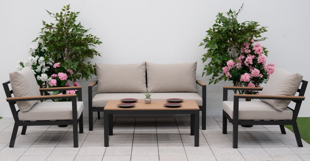 Nova - Heidi 2 Seater Sofa Lounging Set with Rectangular Coffee Table - Rathwood Store