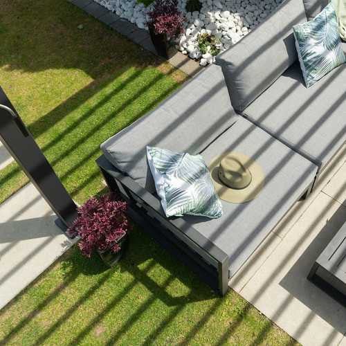 Nova - Titan Aluminium Pergola - 3m Square - Grey - Rathwood Store