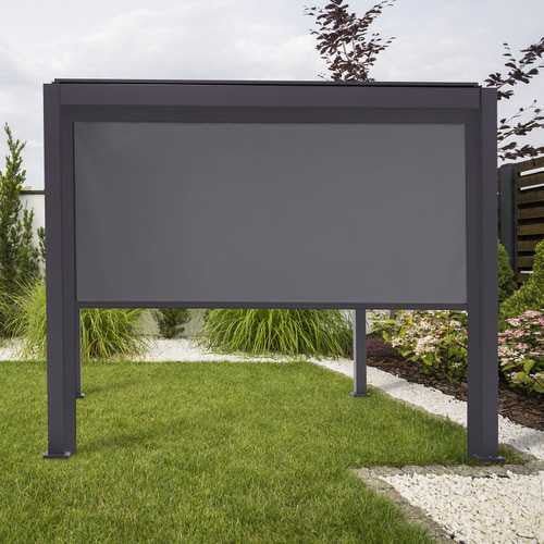 Nova - Titan Pergola Pull Down Screen - 3m - Grey - Rathwood Store