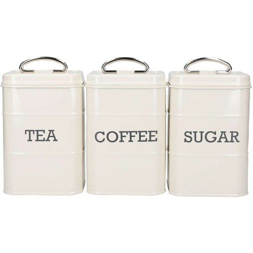 LN Tea Coffee Sugar Set - Cream