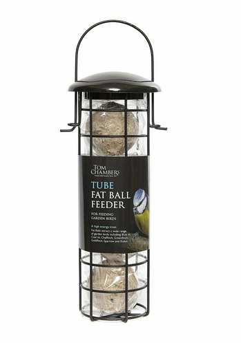 Tube Fat Ball Feeder w/Fat Balls