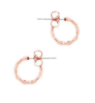 Mini Hoop Earrings Rose Gold