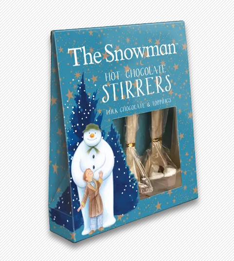 The Snowman Hot Choc Stirrers - 3 Pack