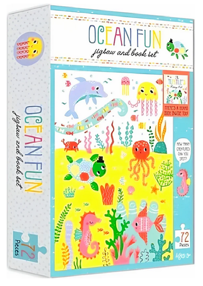 Puzzle & Book Ocean Fun