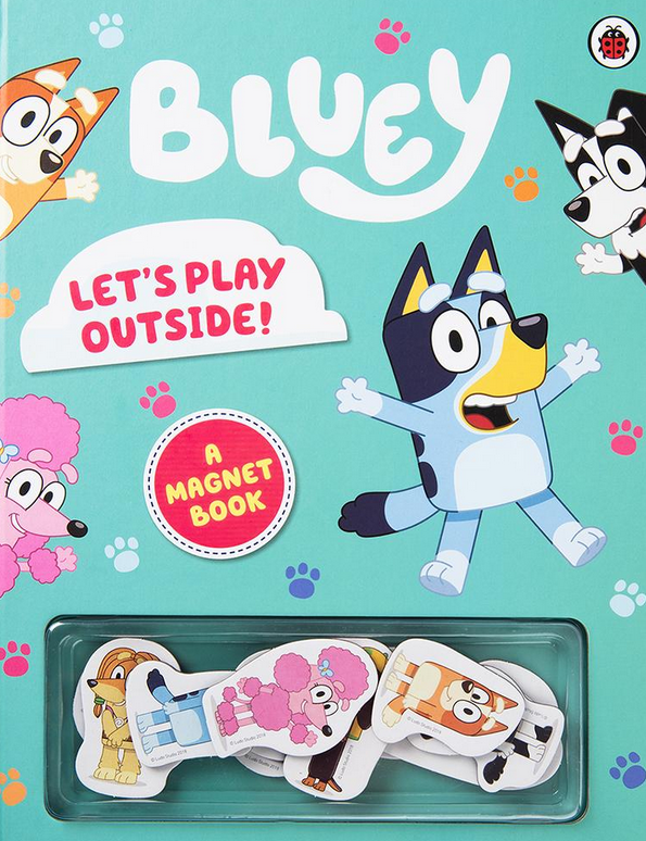Bluey Magnets Lets Play Outside