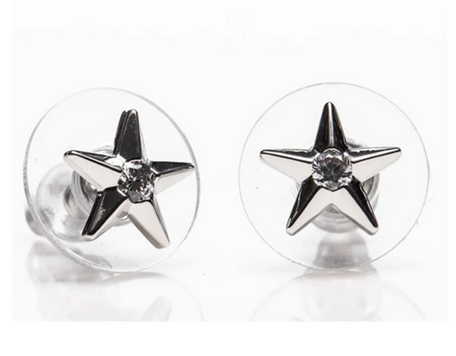 Silver Star Earrings