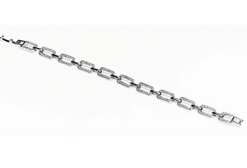 Silver Diamond Bracelet