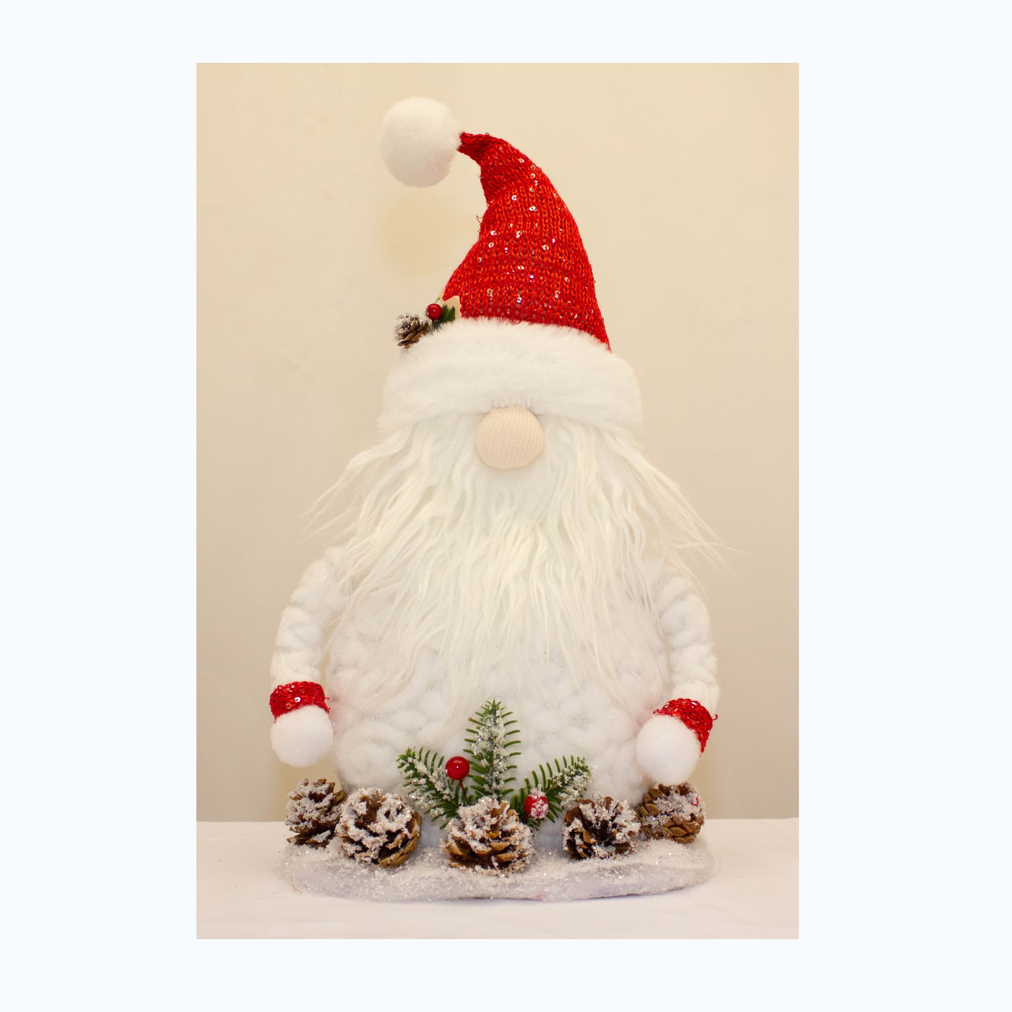 Snowtime Flat Santa - Small