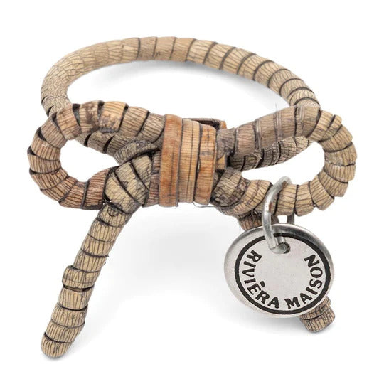 Rustic Rattan Lovely Bow Napkin Ring