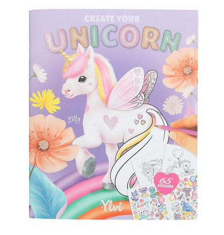 Ylvi Create Your Unicorn Colouring