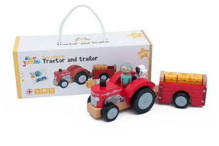Farm - Tractor & Trailer w/Bales