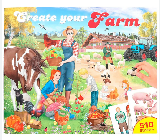 Create Your Farm Colouring