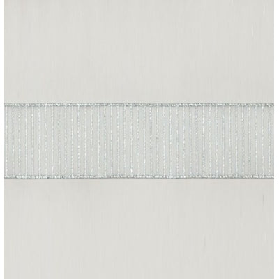 Stripe Pattern Silver Ribbon