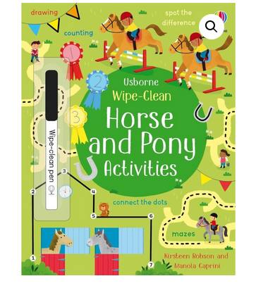 Wipe Clean Horse & Pony Activities