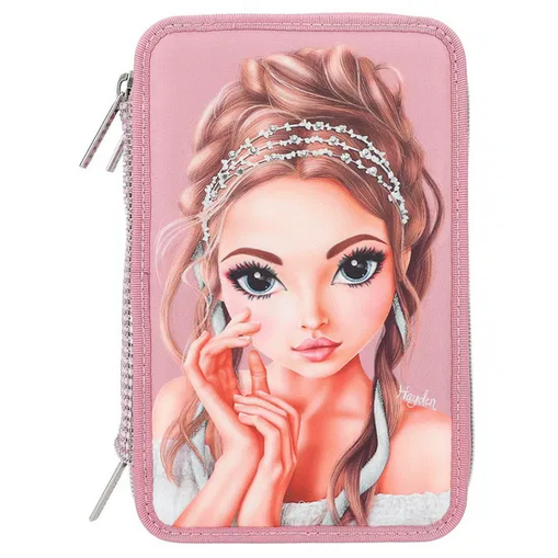 Triple Pencil Case - Glitter Queen