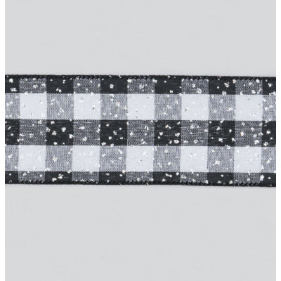 Check Ribbon Black/Silver