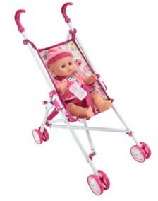 Baby Doll Stroller Playset