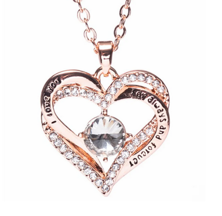 Rose Gold Heart Pendant