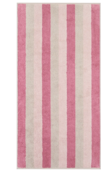 Cawo Towel - Pink Stripe