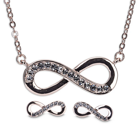 Rose Gold Infinty Set