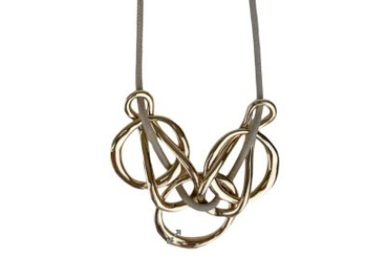 SHS Gold/Taupe Statement Necklace