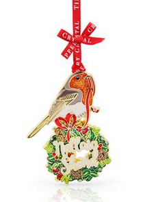 Sparkle Nollaig Shona Robin Decoration