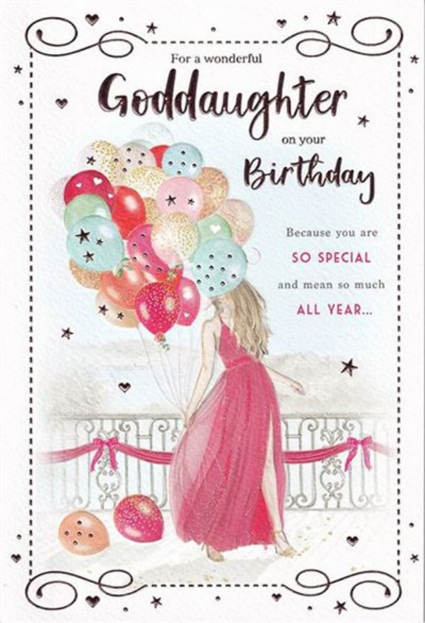 Birthday - Goddaughter Balloons