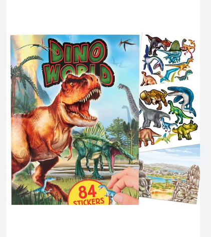 Dino World with Puffy Stickers