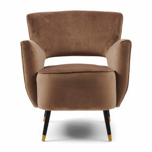 Laurel Armchair, velvet III, golden mink